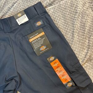 Dickies Men‎ Regular Fit Straight Leg Cargo Work Pants Navy Blue 30x30